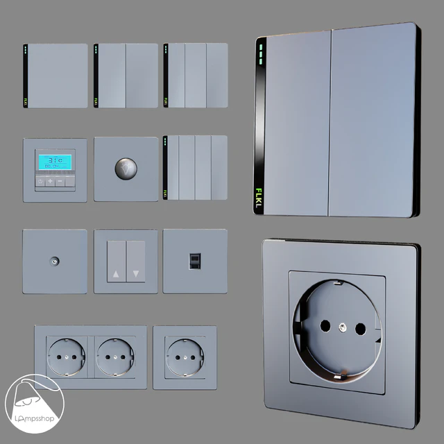 G3 Plastic A22 mat A21 Glass panel switch Lampsshop.ru — Скачать
