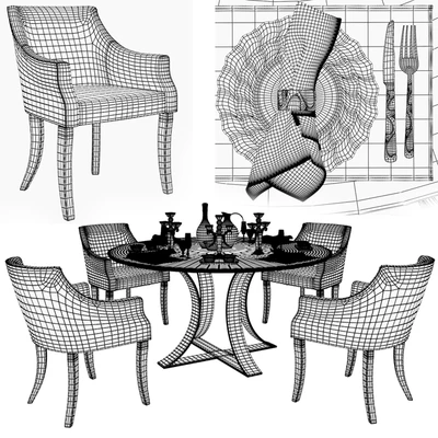 table-capital collection, chair-.the sofa and chair — Ver 2