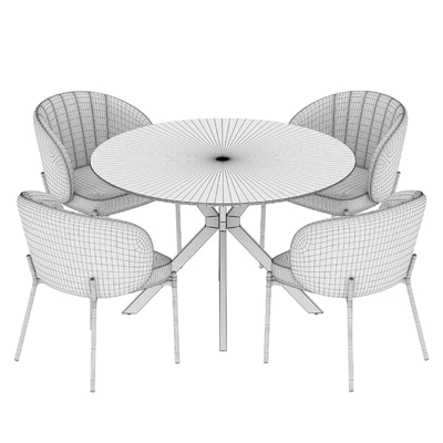 Ralf table Cruz chair — Ver 2