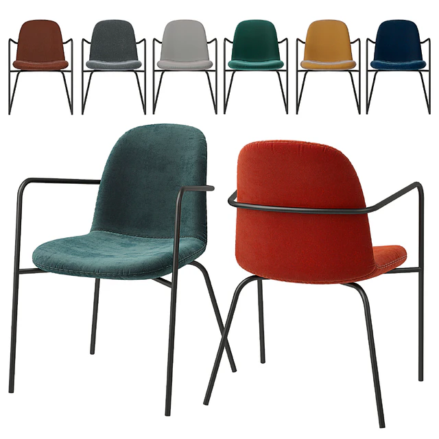 Tibby AM.PM chair set in various textures — Descargar