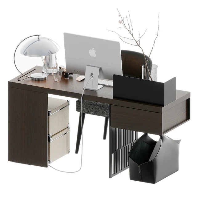 Table Molteni SCRIBA  Home Office, Armchair Minotti Lawson, IMAC — Descargar
