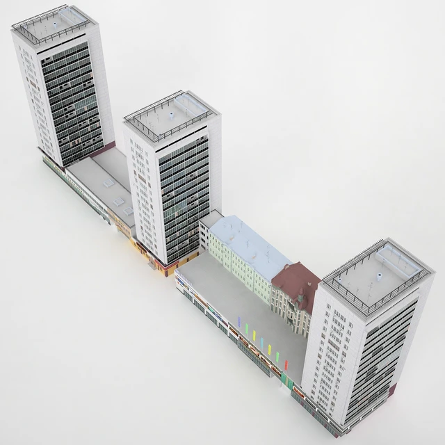 The building of Moscow Street. Sadovaya-Triumfalnaya 14-22 — Descargar