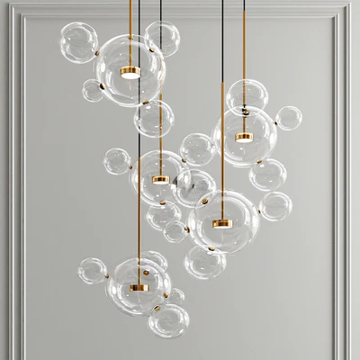 Sonneman & Giopato Bolle Chandelier — View 2