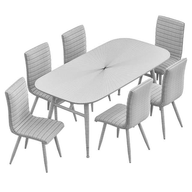 Mako dining chair and Catania table — Descargar