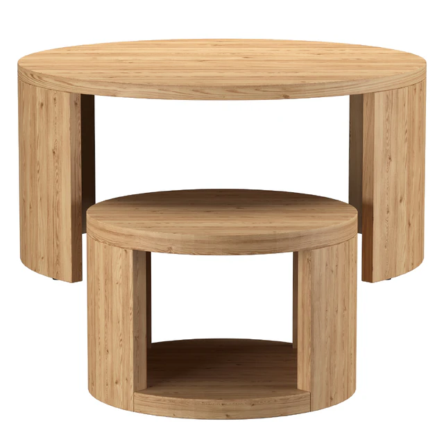 Folsom Round Nesting Coffee Tables — Descargar