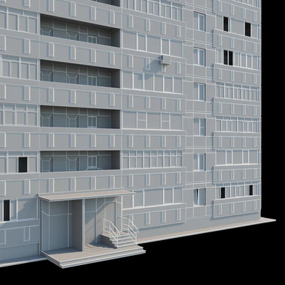 Multi-storey residential building (12 floors and 9 floors) — Ver 2