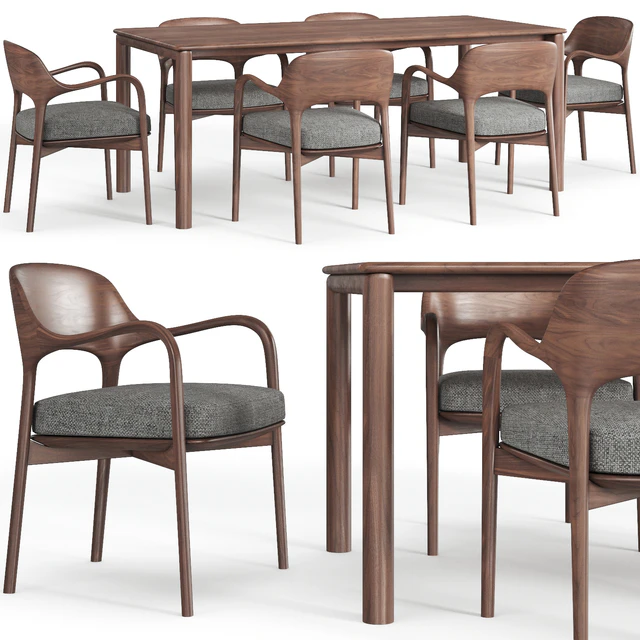 Artisan Neva table and Porada Ella chair — Скачать