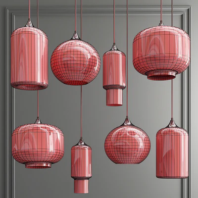 Staggered & Clear Glass Pendant Collectoin — Вид 2