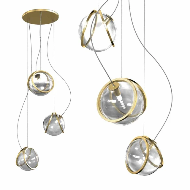 Terzani pug pendant light 3d model — Descargar