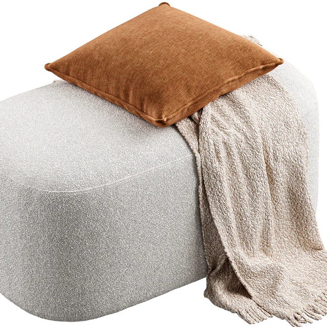 Vorsen - Round Ottoman Stool — Скачать