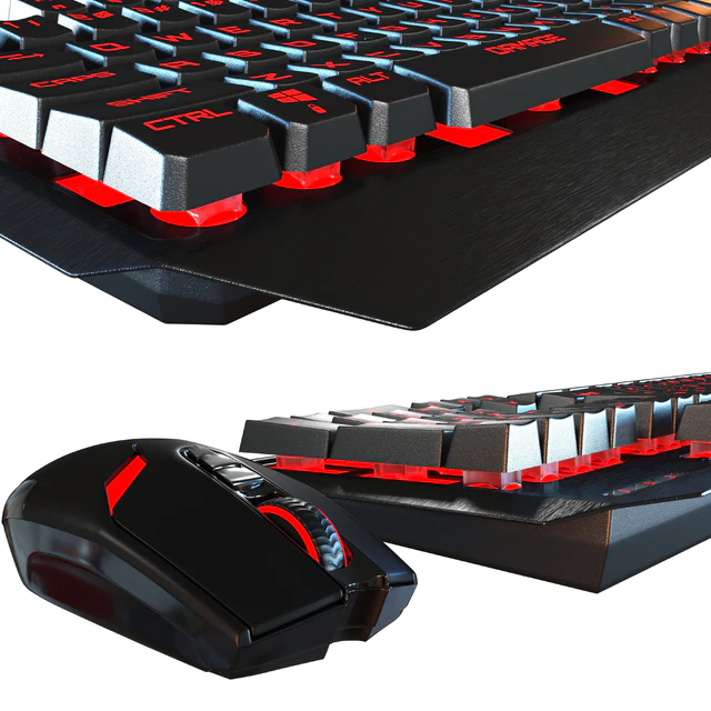 Computer mouse + backlit keyboard — Descargar