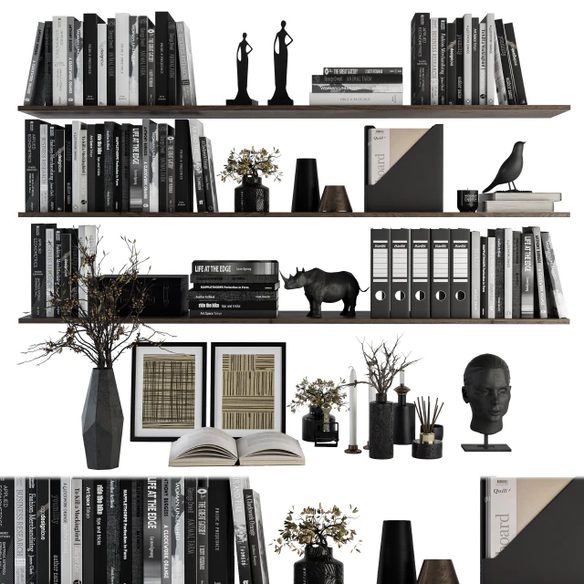 Decorative Set on Shelves and Decor objects — Descargar