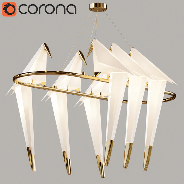 Perch light chandelier 6 heads — Descargar