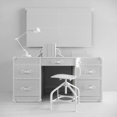 Restoration hardware cabinet decor set — Ver 2