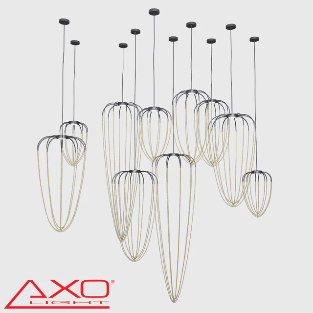 AXOLIGHT factory chandelier ALYSOID — Descargar