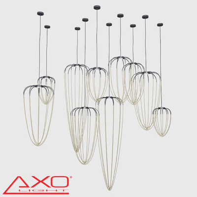 AXOLIGHT factory chandelier ALYSOID — Ver 1