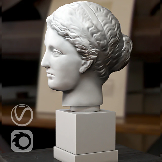 Bust of Aphrodite (vray + corona) — Descargar