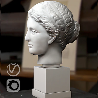 Bust of Aphrodite (vray + corona) — Ver 1