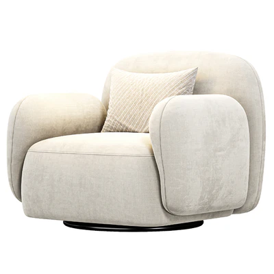 Giddings Swivel Chair Knoll Camel By Highfashionhome — Ver 2