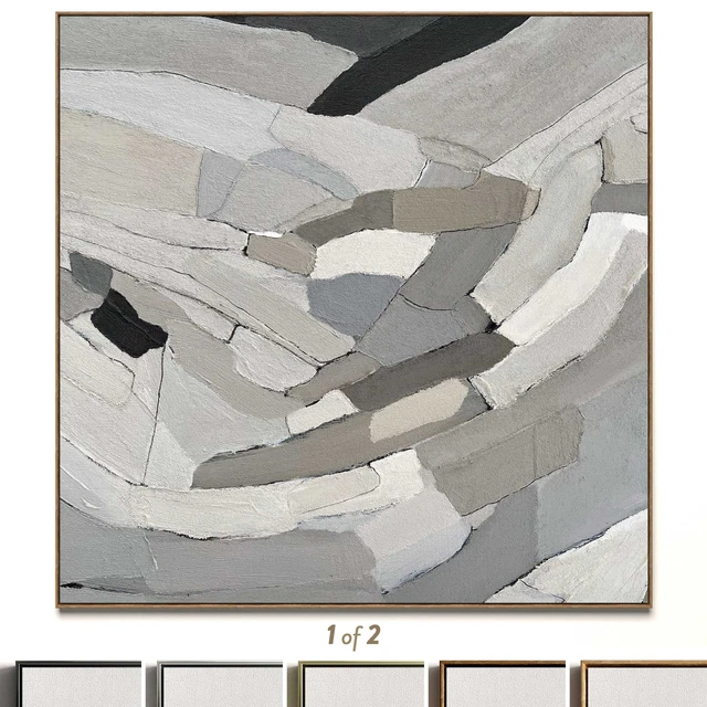 Plaster two square photo frames R-54 — Скачать