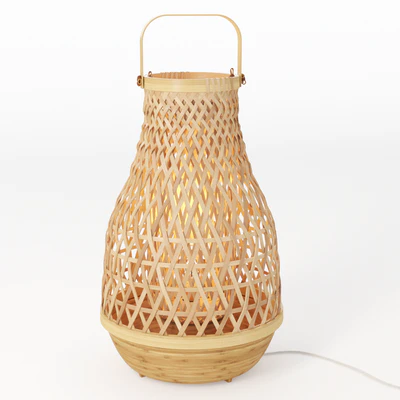 IKEA MISTERHULT table lamp made of bamboo — Ver 1