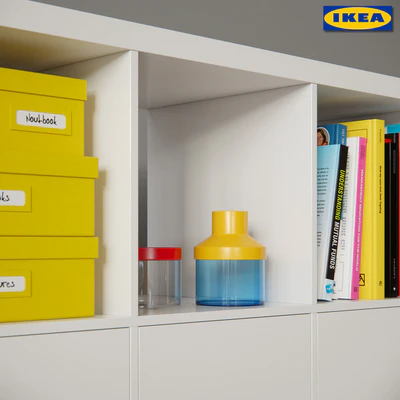 KALLAX Shelf unit &amp; TJENA — Ver 2