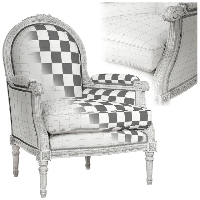 Francesco Molon Armchair Art.P372 — Descargar