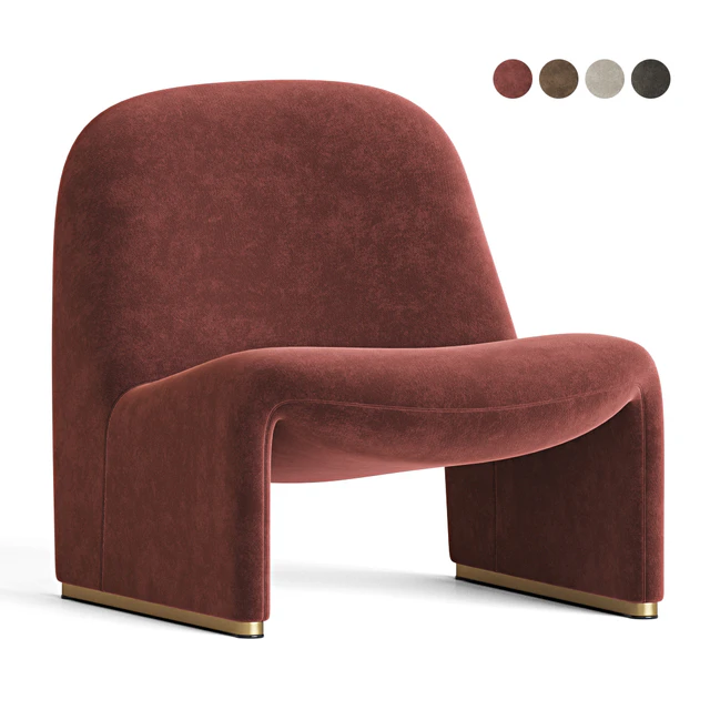 Boucle Alky Lounge Chair Giancarlo Piretti — Descargar