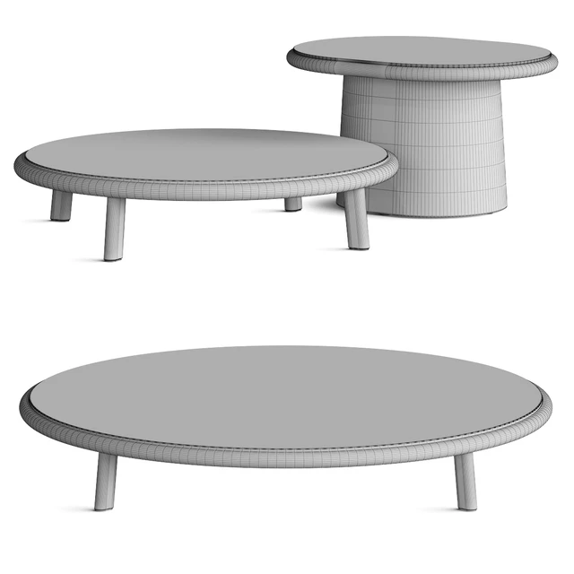 Kettal Giro Coffee Tables — Скачать
