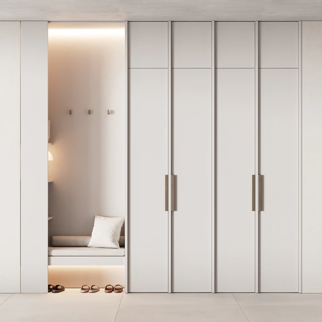 541 hallway zone 14 minimal modular wardeobe with seating niche — Descargar