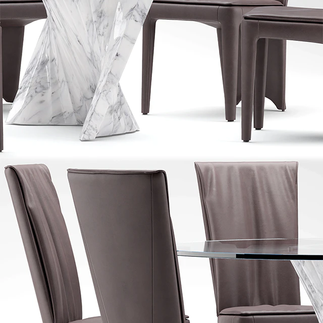 Стол и стулья cattelan italia AURELIA — Скачать