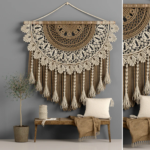 macrame decor set 10 — Скачать