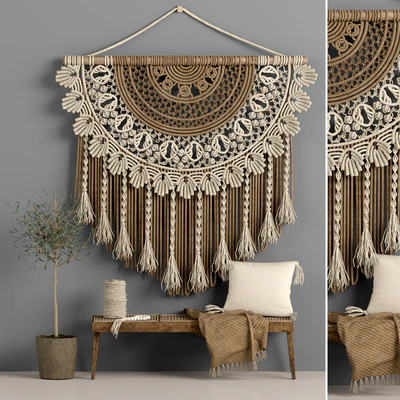 macrame decor set 10 — Вид 2