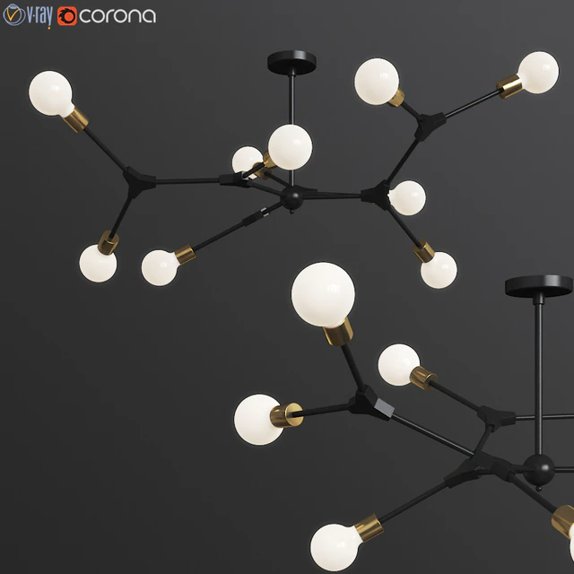DNA Spiral structure Ceiling Light — Descargar