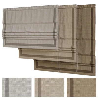 Linen Roman blind. — Ver 1