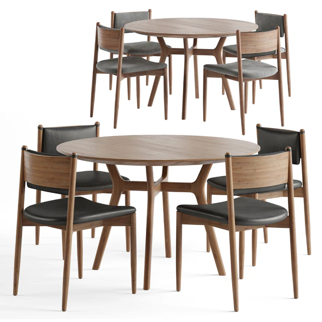 Ronu Chair. Trips Dining Table — Descargar