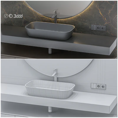 Bathroom furniture Bath Set 37 — Ver 2