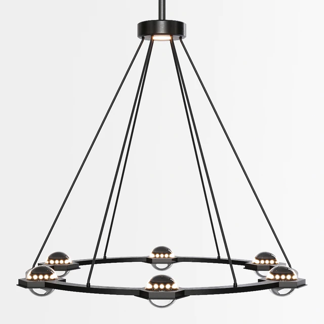 Restoration Hardware ECLATANT ROUND CHANDELIER 36 Black 1 — Descargar