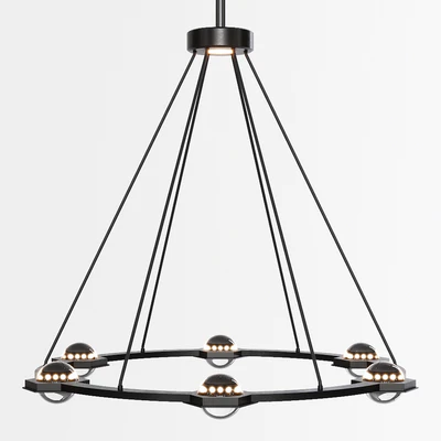 Restoration Hardware ECLATANT ROUND CHANDELIER 36 Black 1 — Ver 1