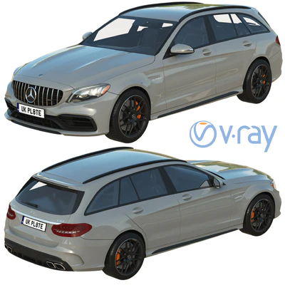 Mercedes Benz AMG C63 Estate — Вид 3