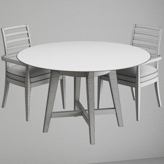 Bassett Mirror Thoroughly Modern Elston Dining Table — Descargar
