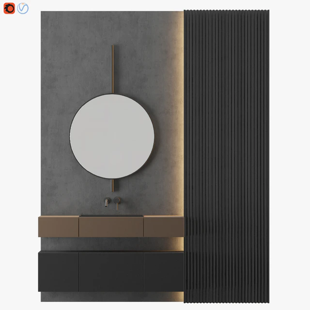 MODERN - Grey Bathroom 04 — Скачать