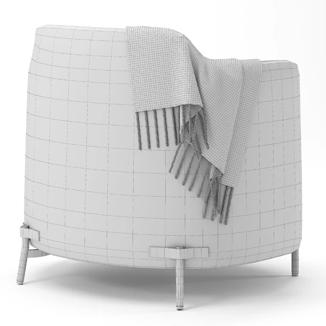 Minotti Tape Armchair — Descargar