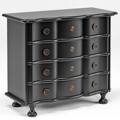 Black Bowfront Chest — Ver 1