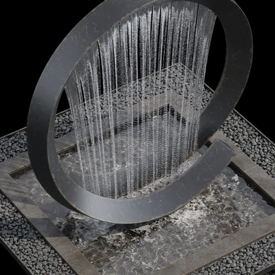 Waterfall fountains cascade 13 — Вид 2