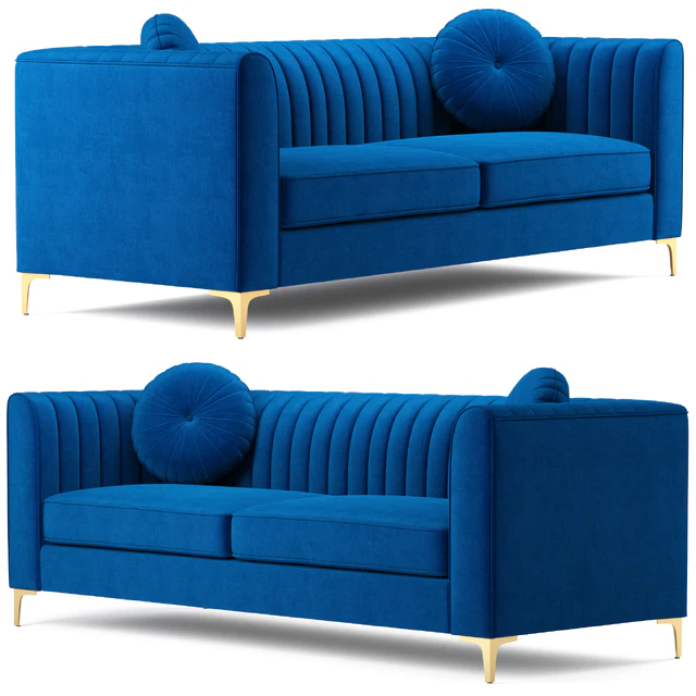 Isabelle Velvet Sofa Meridian Furniture — Скачать