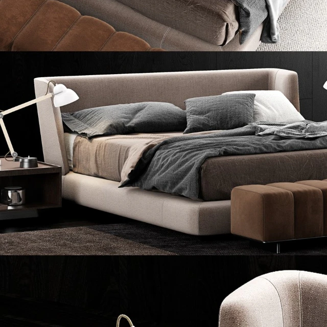 Minotti Creed Bed — Скачать