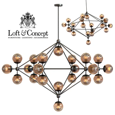 Chandelier Modo Chandelier 21 Globes — Ver 1