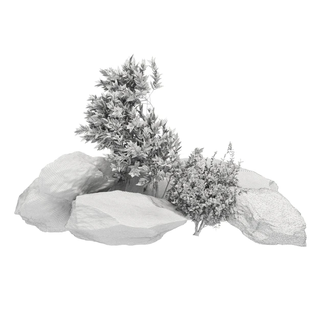 Stone + Bush Pack 6 — Descargar
