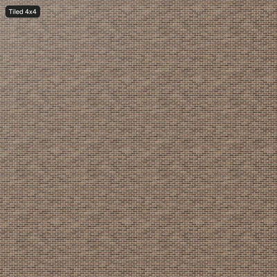 rusticated running bond brick wall texture brown — View 2